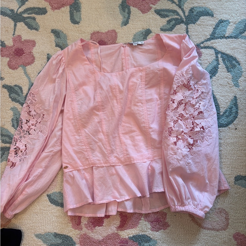 Pink floral Sam Edelman top